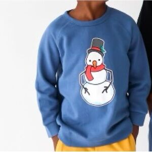 New with tags whistle & flute Blue Snowman Sweatshirt